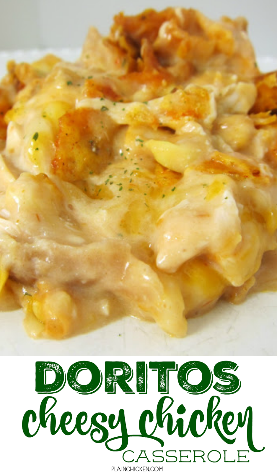 cheesy chicken dorito casserole with velveeta